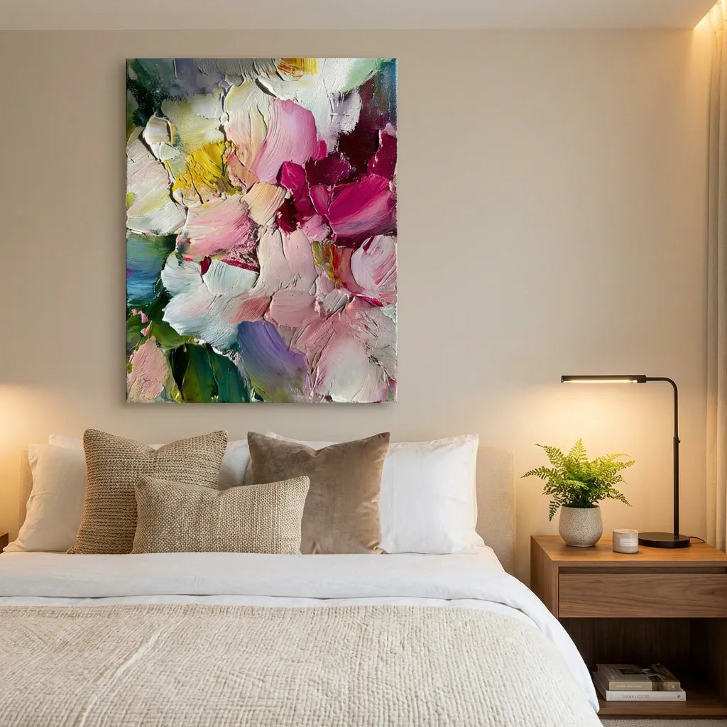 Impasto Floral Abstract Painting AA#0221