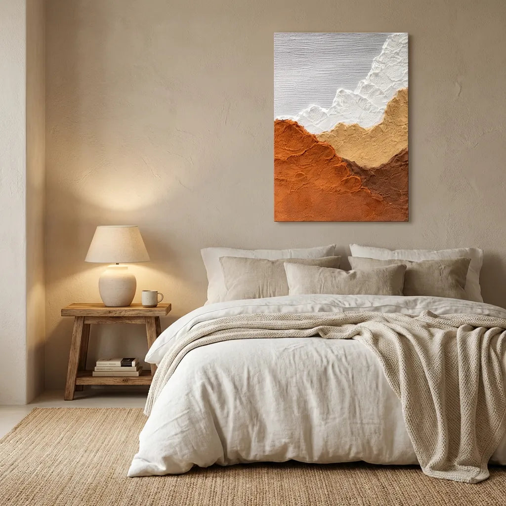 Layered Earth Abstract Painting AA#0282