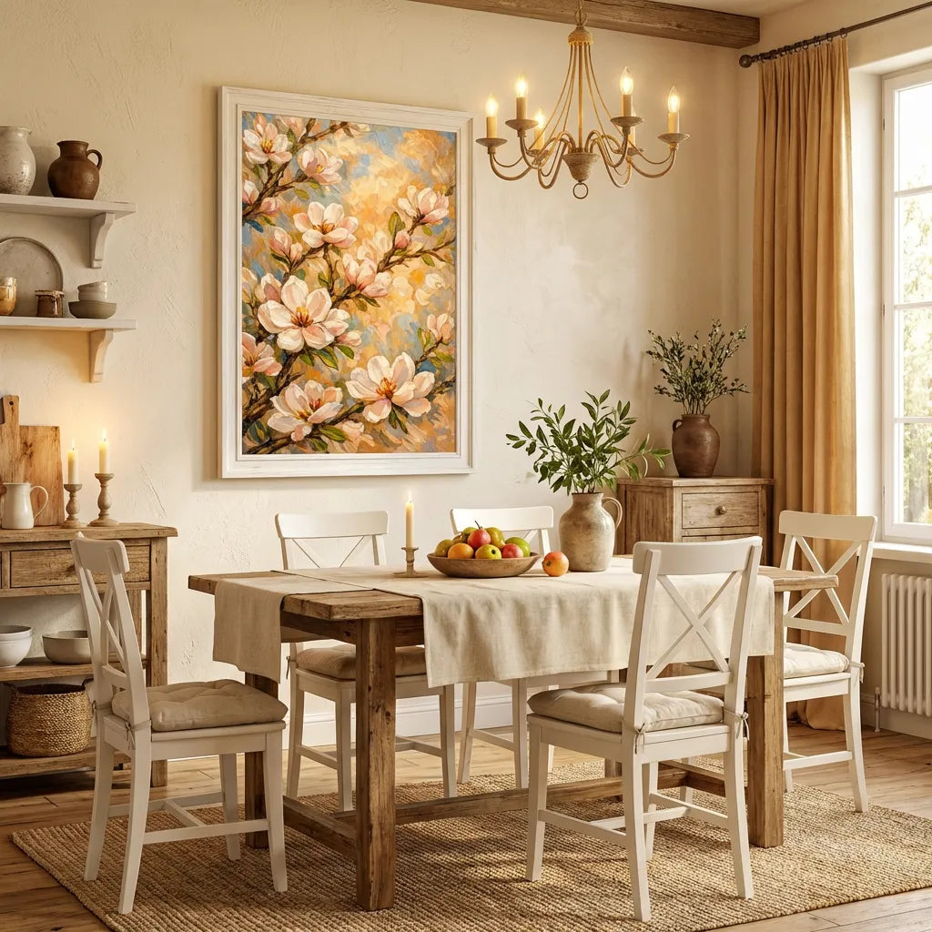 Magnolia Floral Painting AA#0208