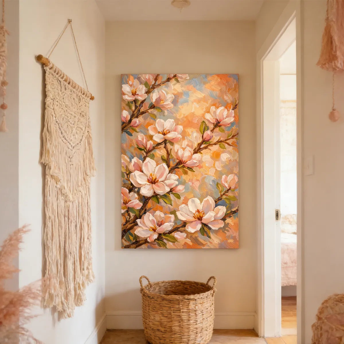 Magnolia Floral Painting AA#0208