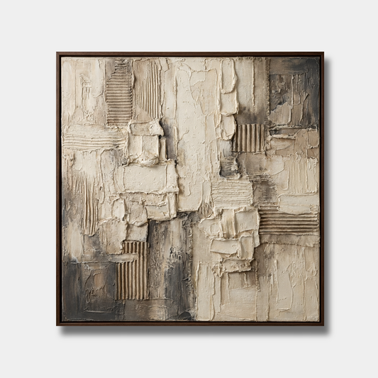 Neutral Texture Abstract Painting AP#0633