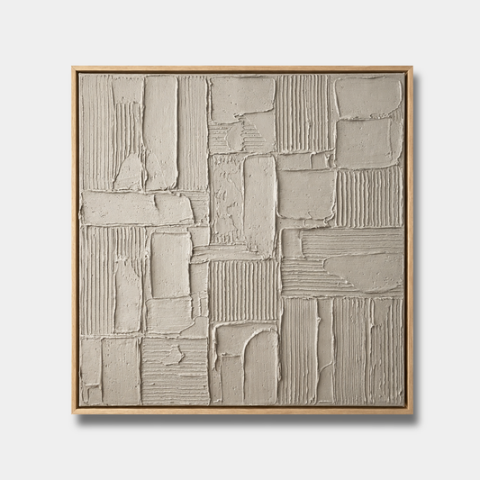 Neutral Texture Abstract Painting AP#0646