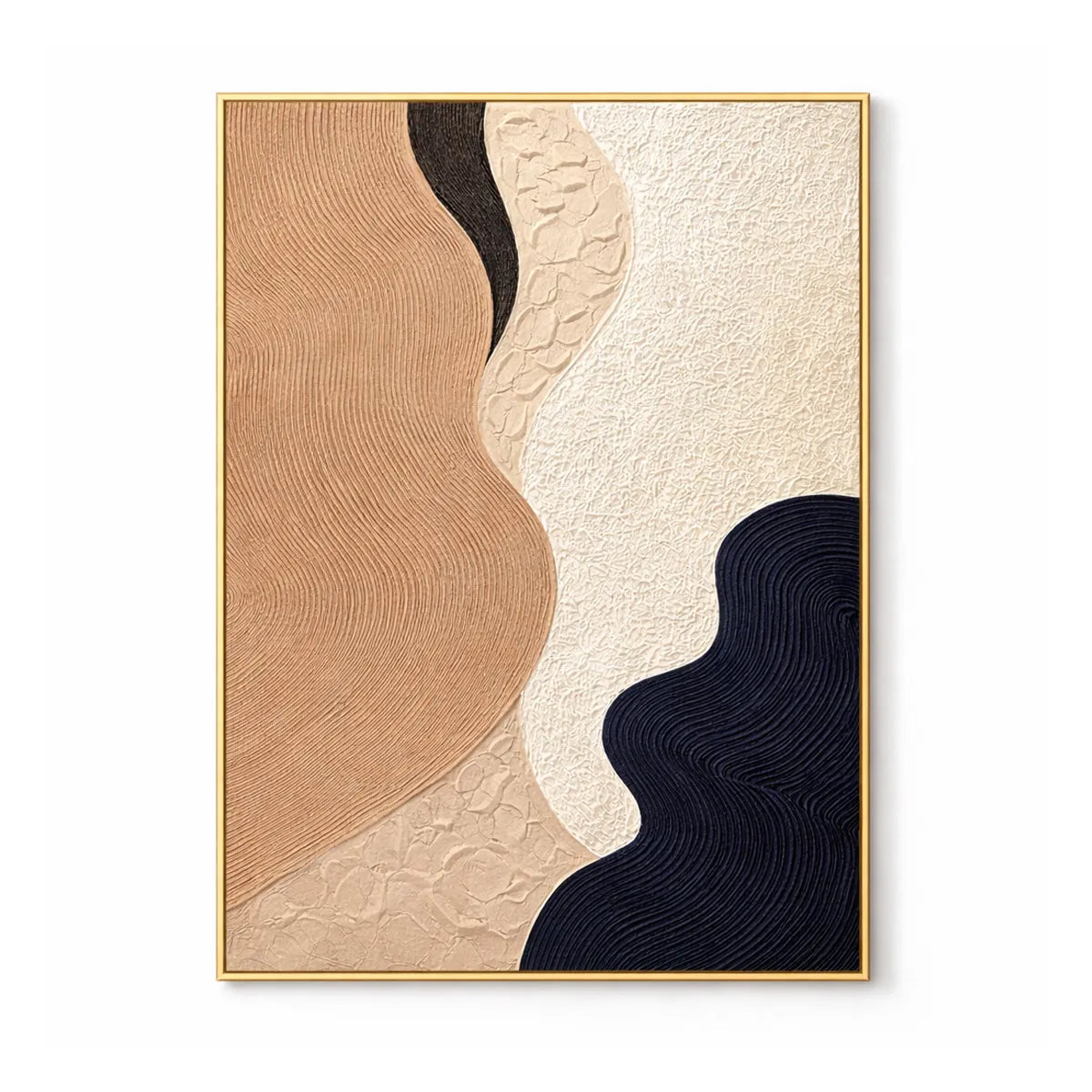 Neutral Wave Abstract Painting AA#0272