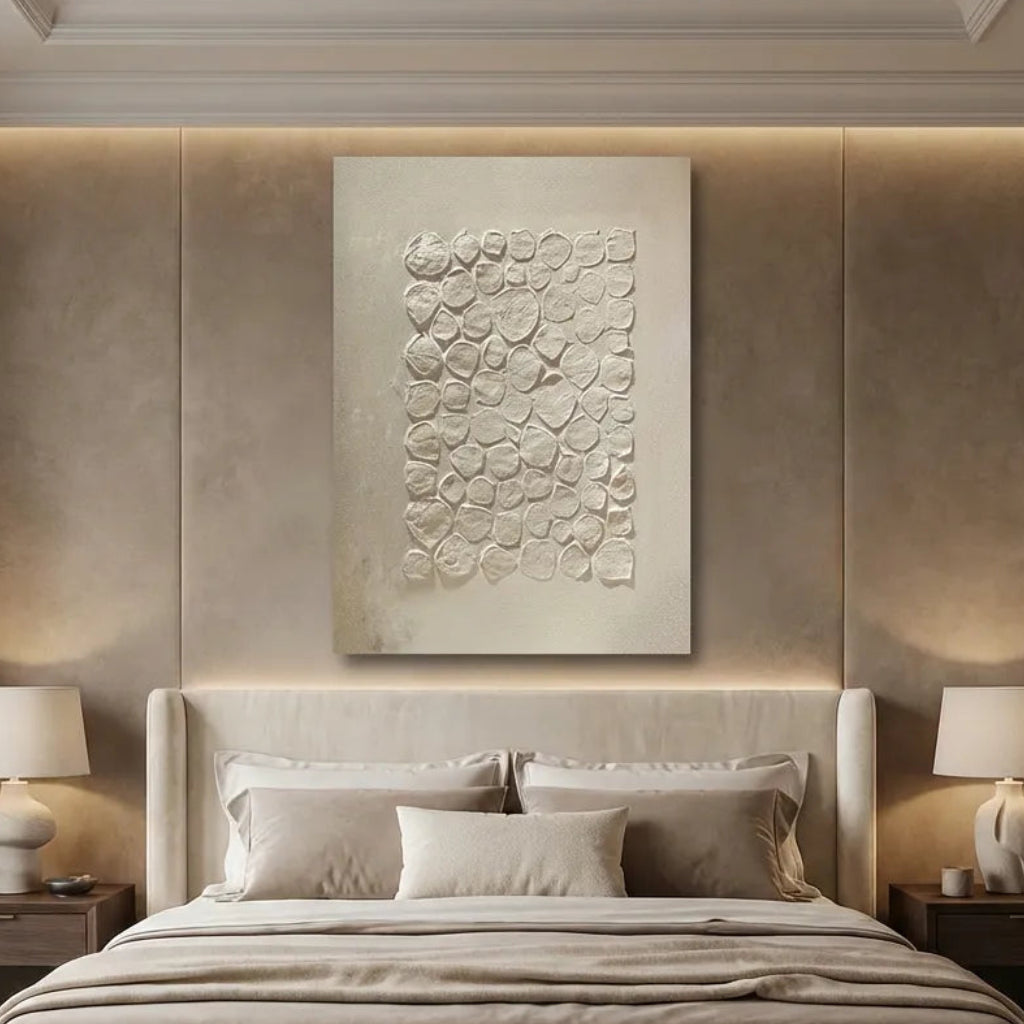 Organic Pebble Relief Canvas PM#3664