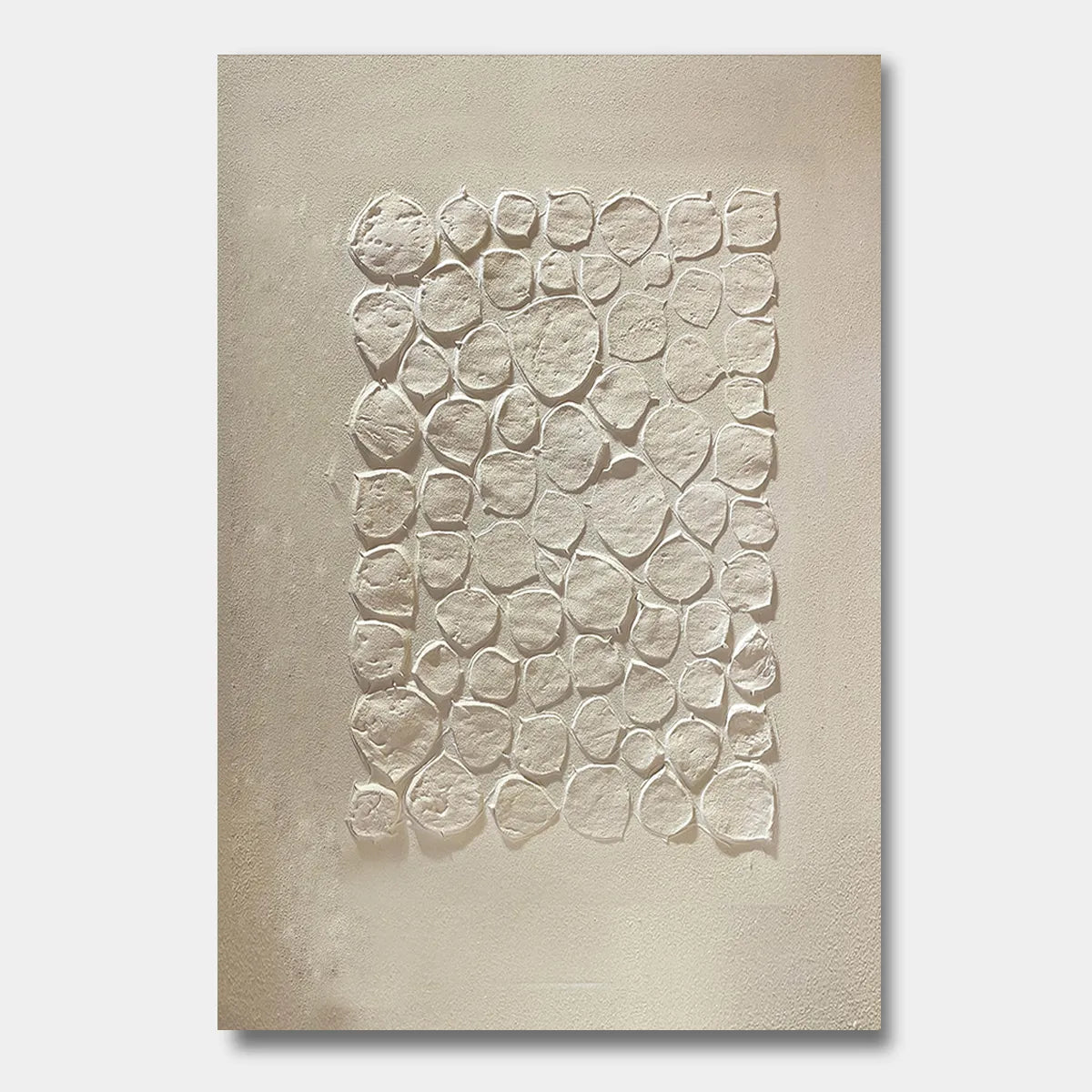 Organic Pebble Relief Canvas PM#3664