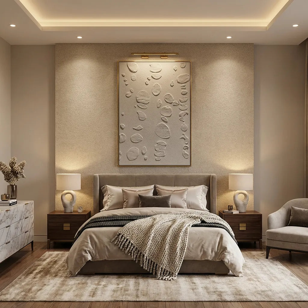 Organic Plaster Relief Canvas PM#3663
