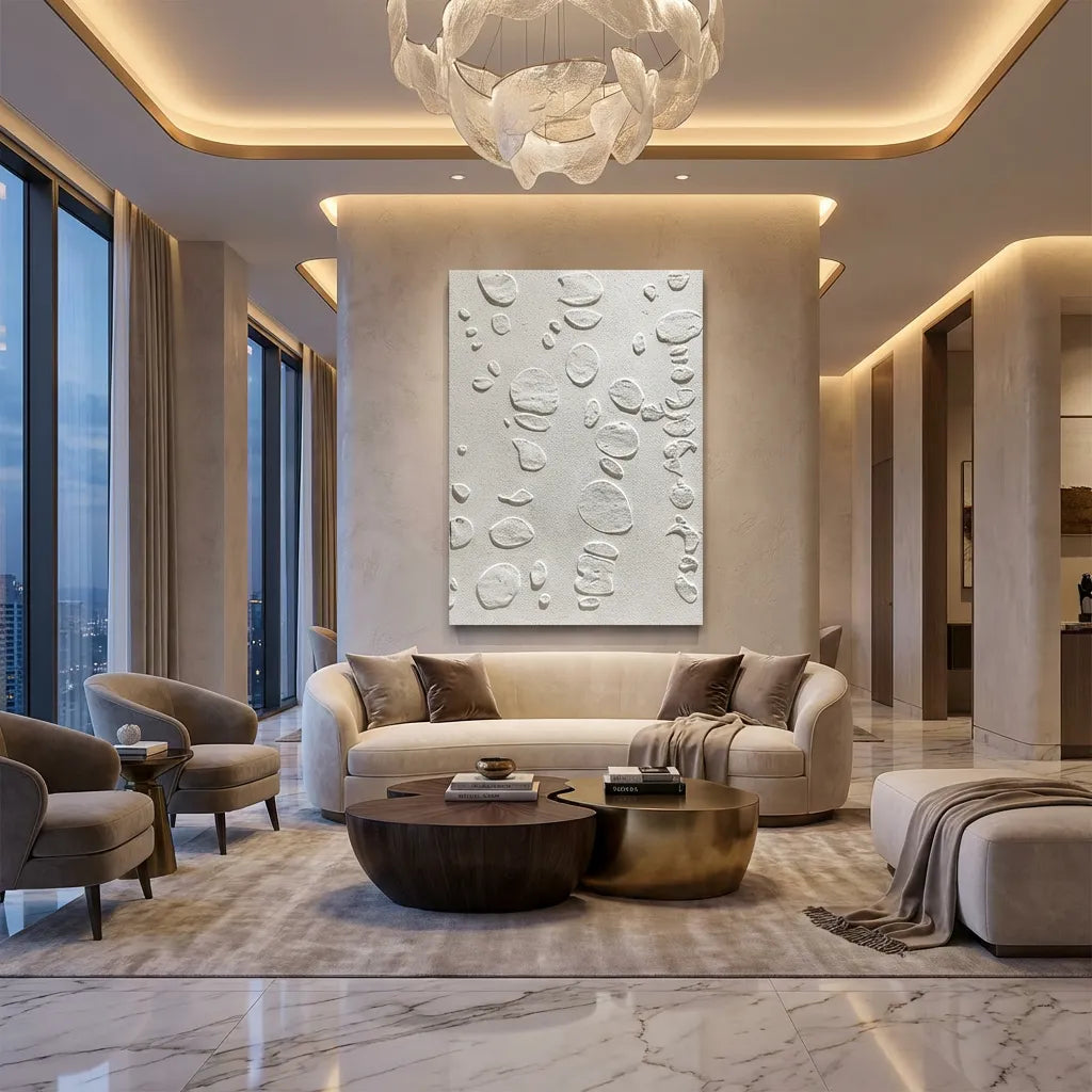 Organic Plaster Relief Canvas PM#3663