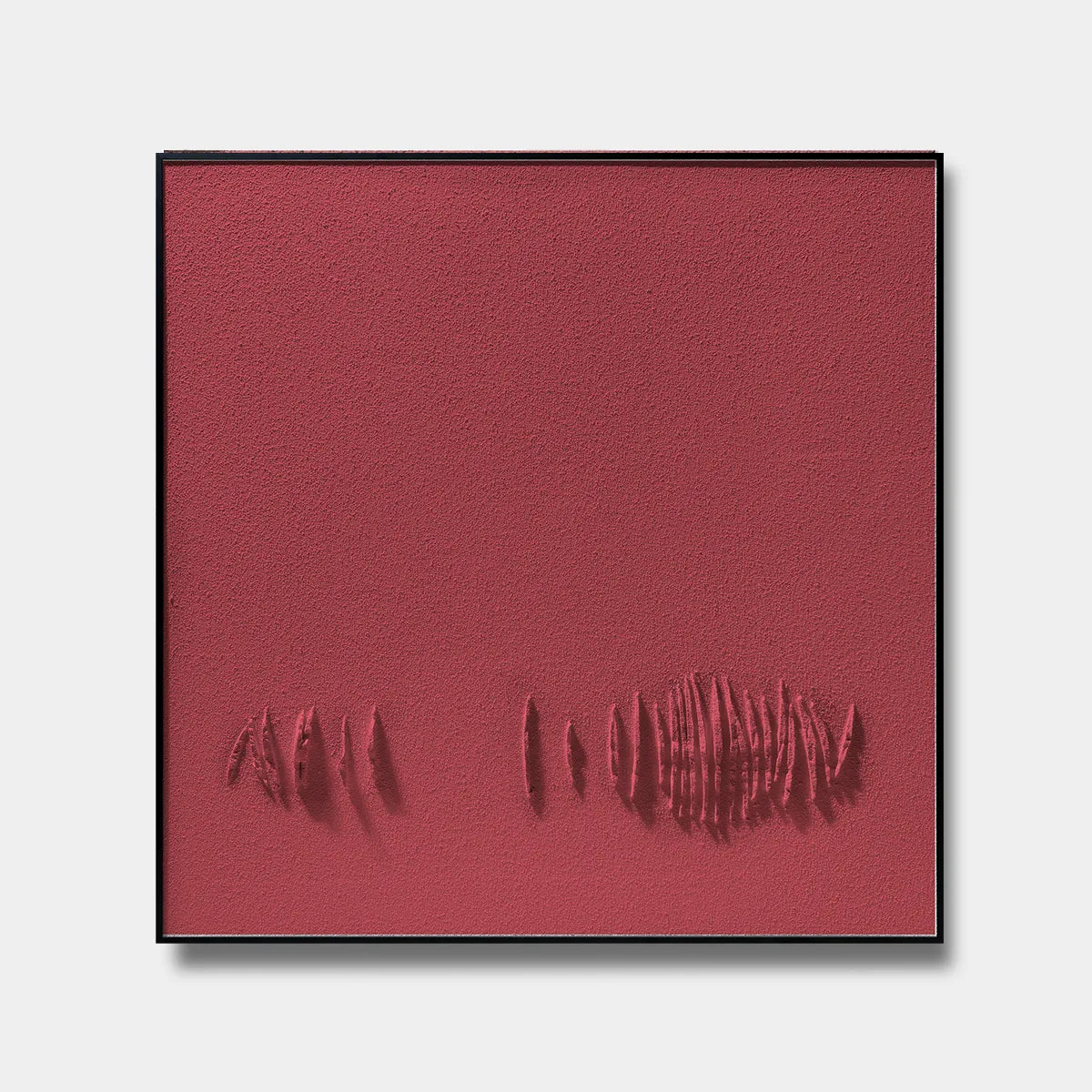 Red Abstract Relief Print for Modern Gallery Wall Decor YY#1506
