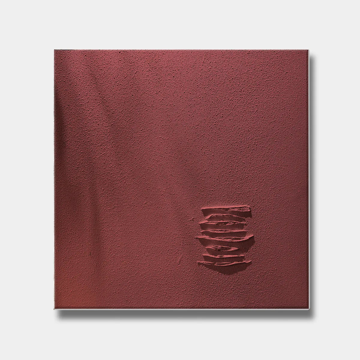 Red Minimalist Relief Print for Modern Luxury Home Office YY#1505