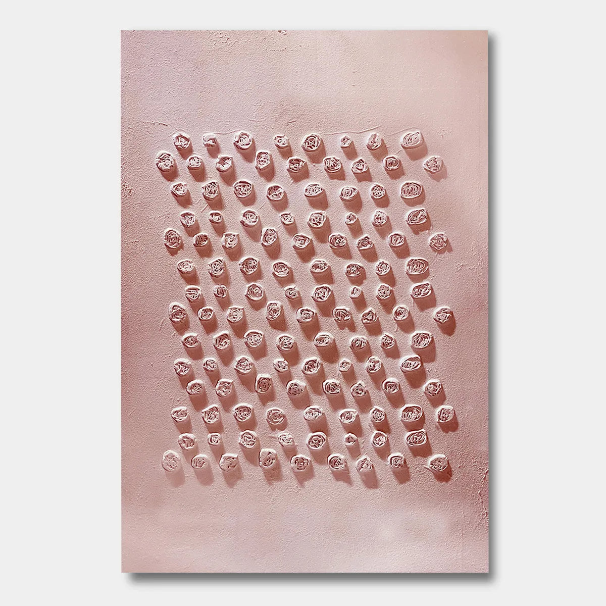 Rosebud Texture Relief Canvas PM#3669