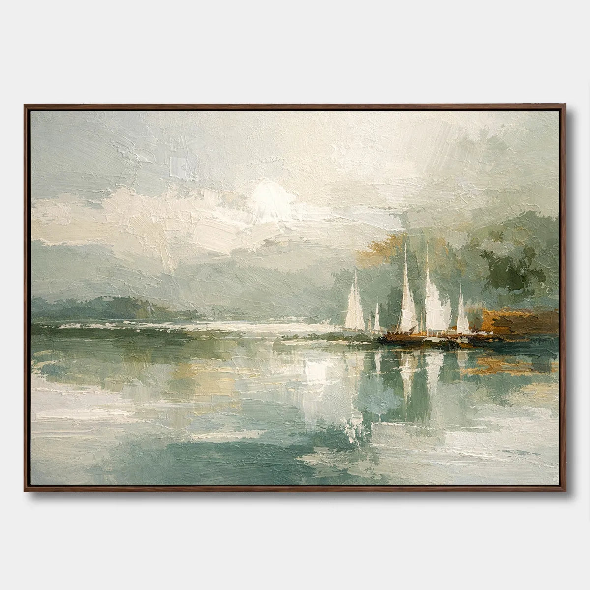 Sailboat Landscape Painting AP#0641