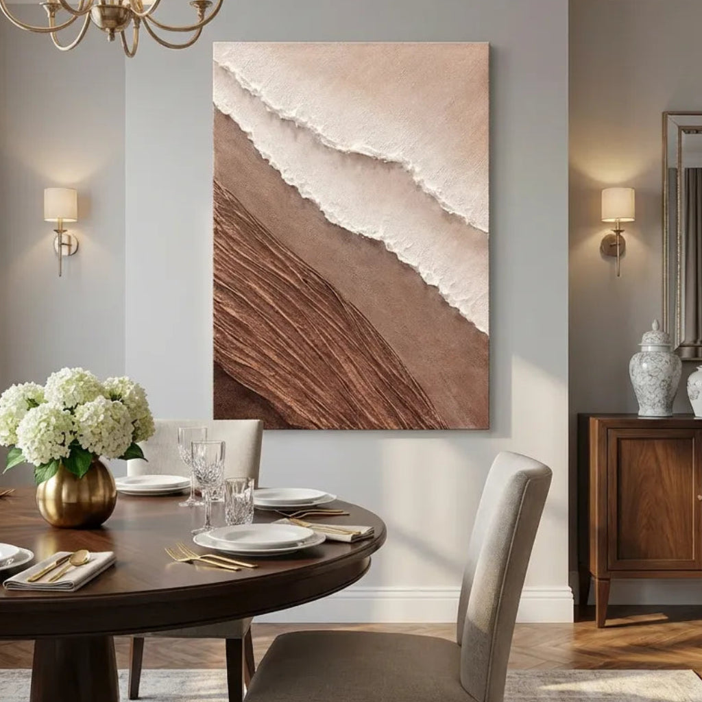 Sand-Stone Textured Abstract Painting AA#0277