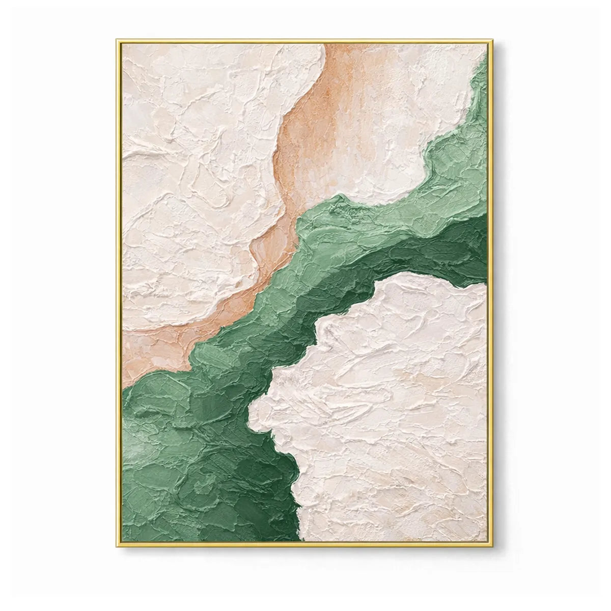 Soft Earth Abstract Painting AA#0273