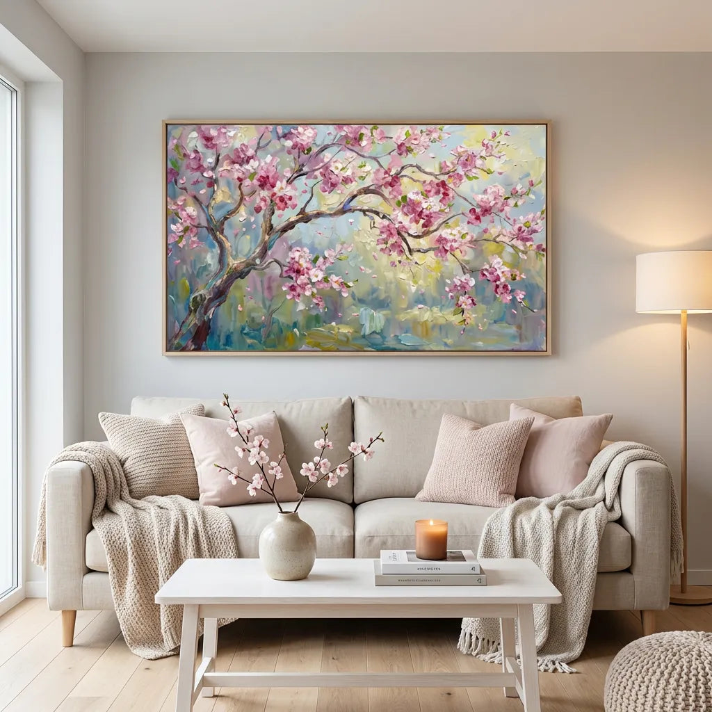 Spring Cherry Blossom Painting AA#0204