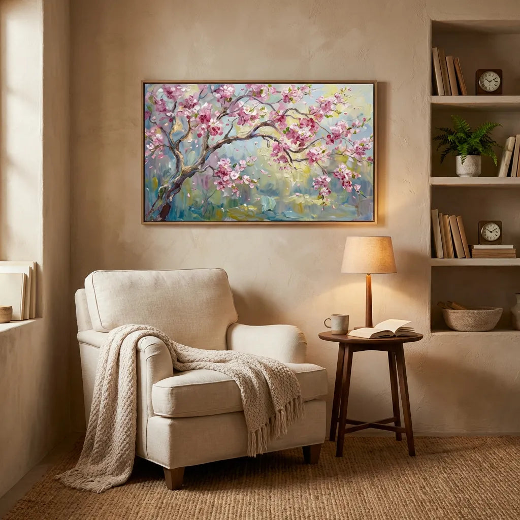 Spring Cherry Blossom Painting AA#0204