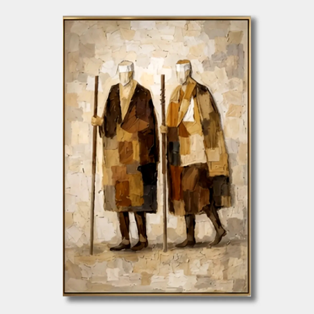 Two Figures Figurative Painting AP#0610