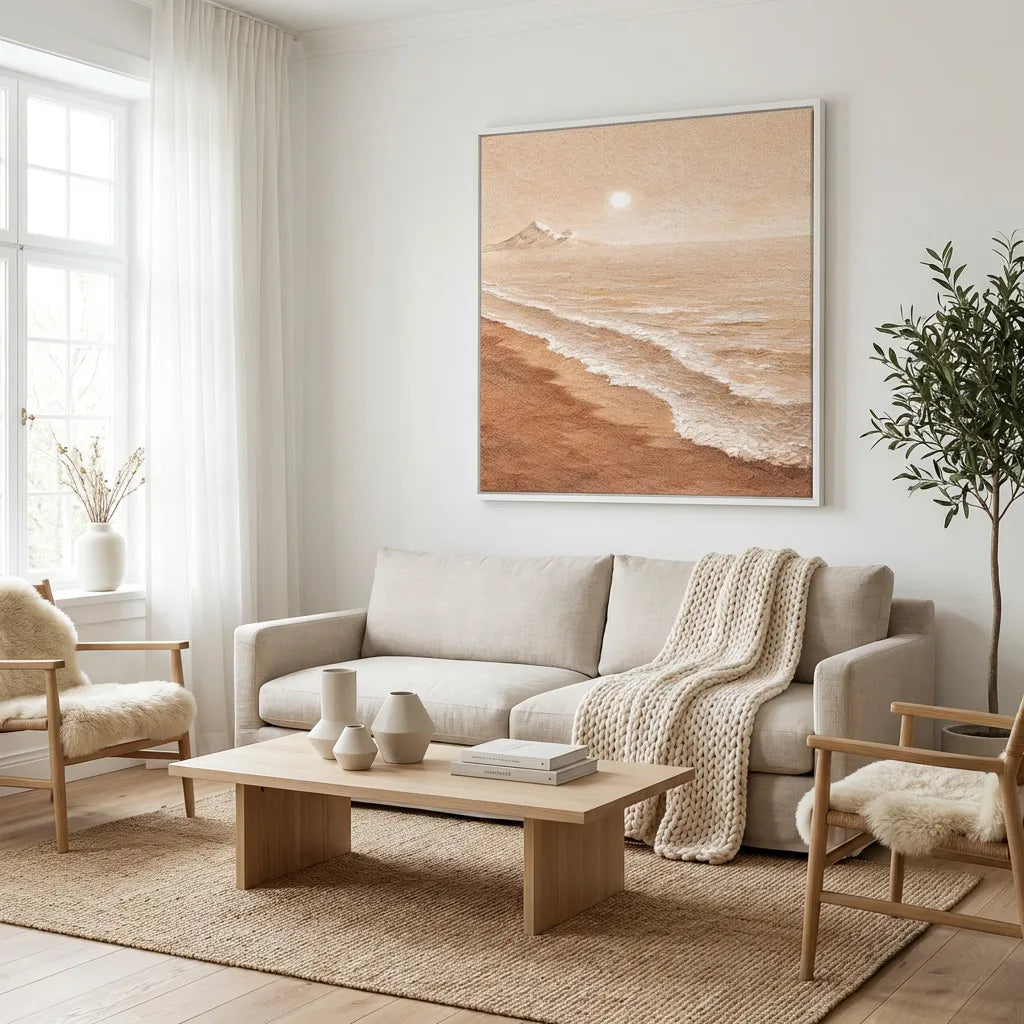 Warm Sand Coastal Painting AA#0271