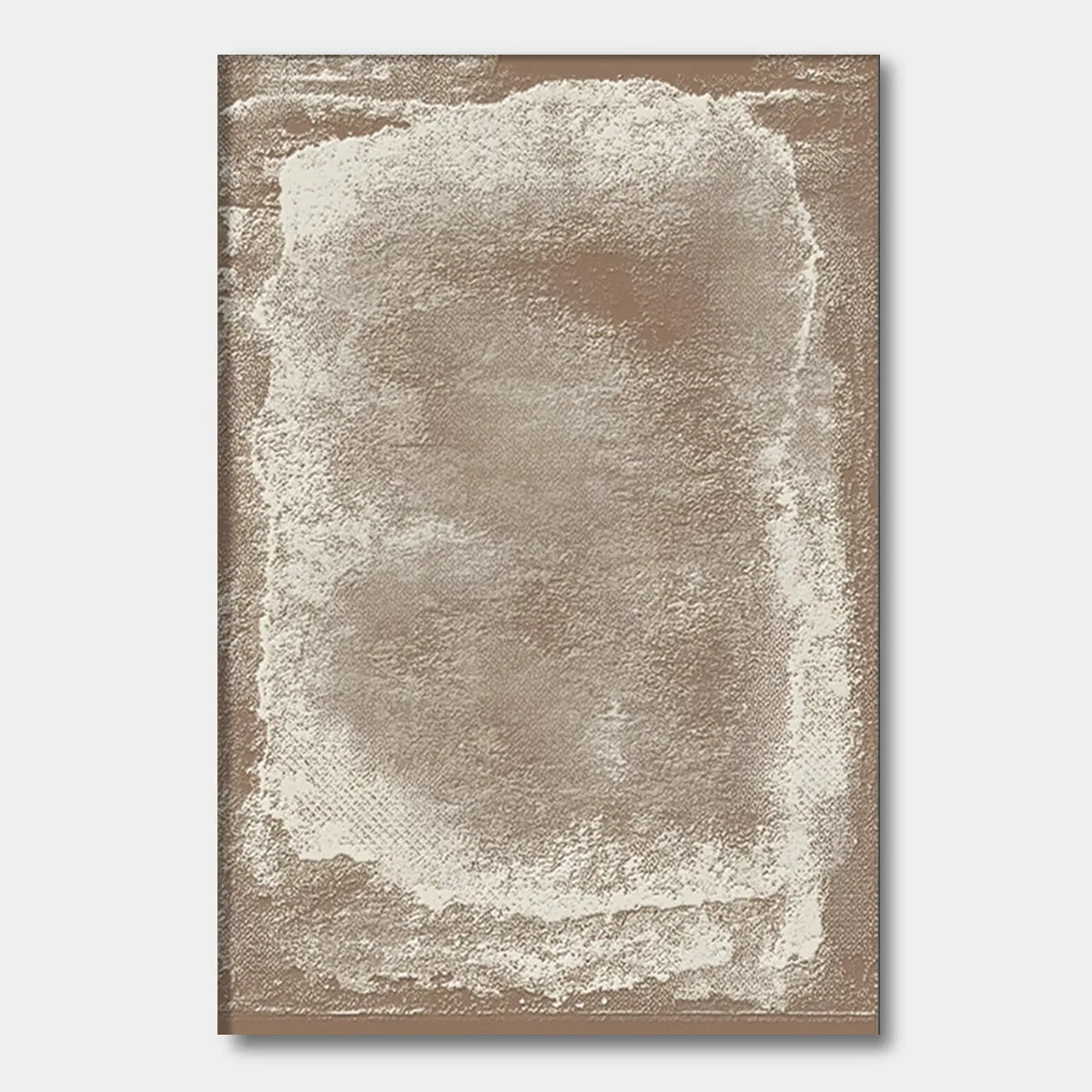 Warm Taupe Textured Abstract Art PM#3626