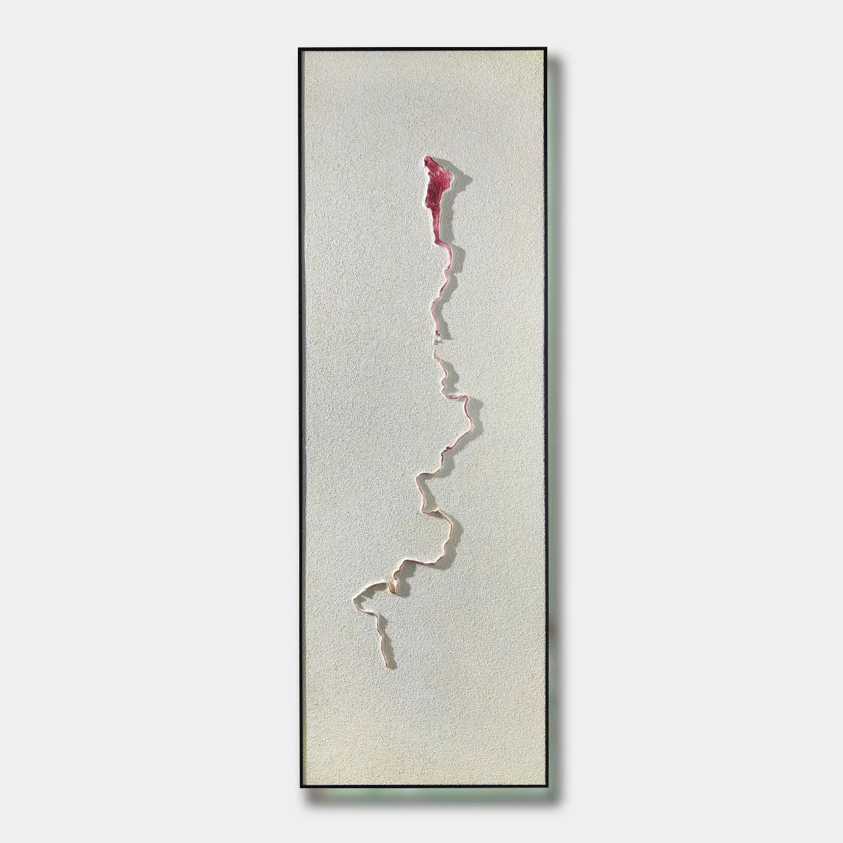 White Silk Thread Relief Print for Zen Minimalist Hallway YY#1514
