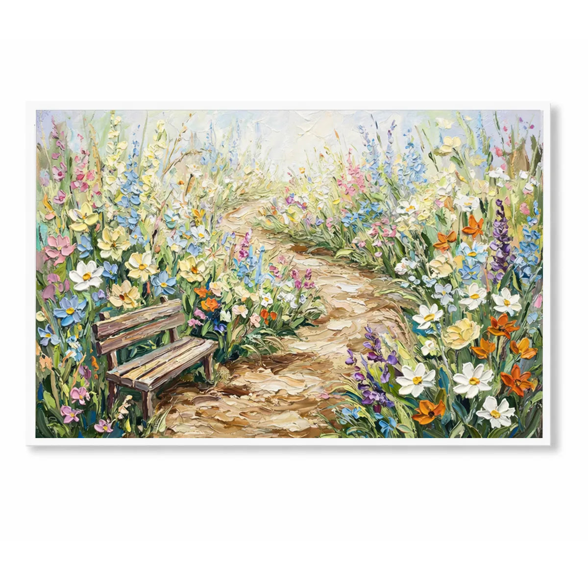 Wildflower Garden Landscape Painting AA#0238
