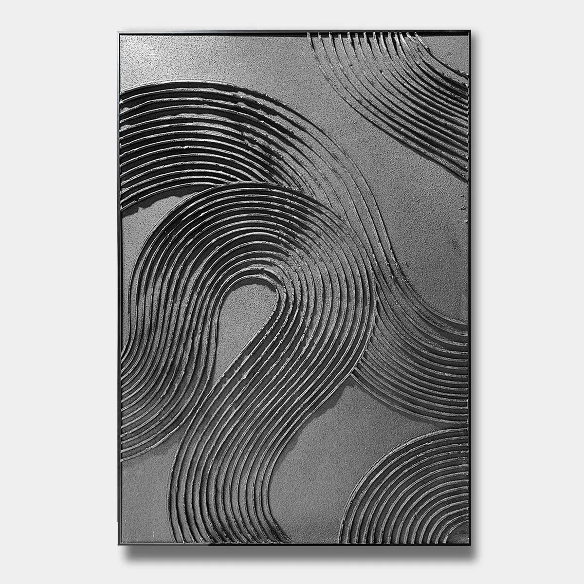 Zen Wave Relief Print for Modern Minimalist Living Room YY#1516