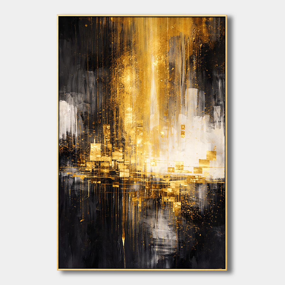Light Abstract Architecture Painting AP#0603